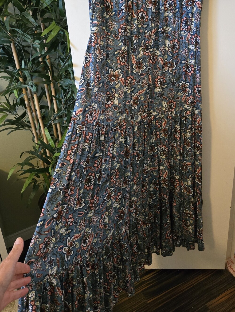 Blue Floral Maxi Salty Crush Med - Picture 5 of 6